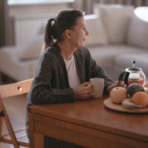 relaxing self care with tea