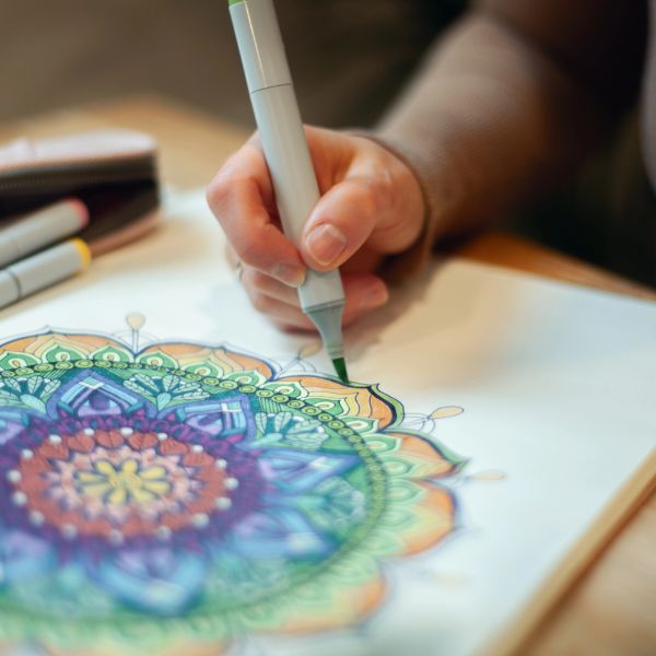 how to color art